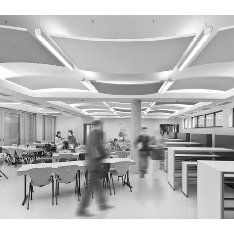 Висящо извито пано KCS KNAUF Ceiling Solutions Thermatex Sonic Arc ...